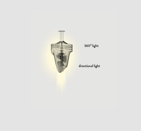 Lampa wisząca Aria Transparent Medium Slamp