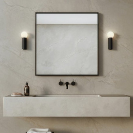 KINKIET ŁAZIENKOWY Ortona Single Matowoczarny