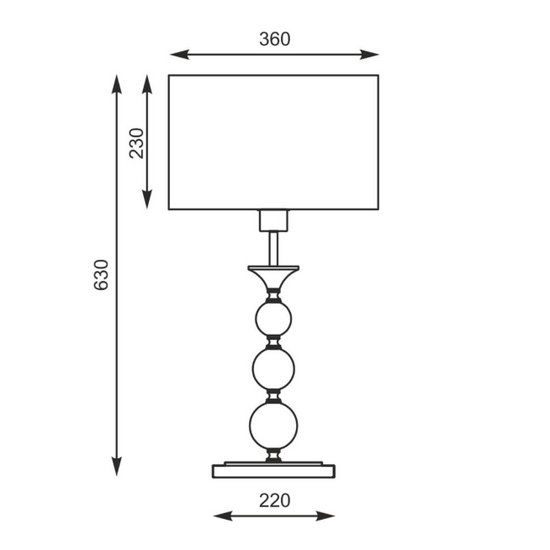 Lampa stołowa Rea RLT93163-1W Zuma Line