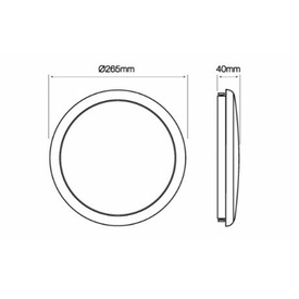 PLAFON LED LUNAR LED line 470584 z czujnikiem ruchu