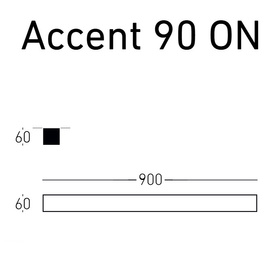 Oprawa natynkowa Accent ON 90 Chors