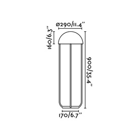 Lampa podłogowa JELLYFISH Czarna 24521 Faro