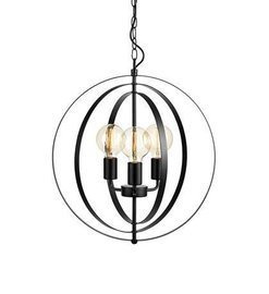 Lampa wisząca Orbit Markslojd 107942 czarny mat