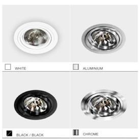 Oprawa wpust STAN 1 biała AZ0861 Azzardo