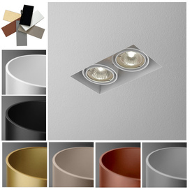 Oprawa wpuszczana bezramkowa SQUARES 50x2 trimless 230V AQFORM