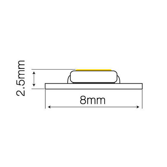 Taśma 300 SMD3528 12V 2400K 4,8W  