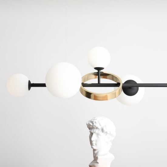 Lampa wisząca Dione 6 1092K1 czarna