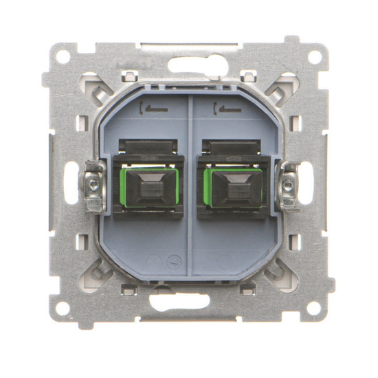 Gniazdo światłowodowe podwójne Simon 55