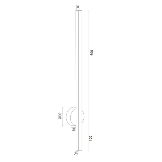 Kinkiet ASSE 8052 czarny Argon