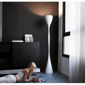 Lampa podłogowa JAZZ niebieska VIBIA