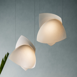 Lampa wisząca Voiles biała Leds-C4 