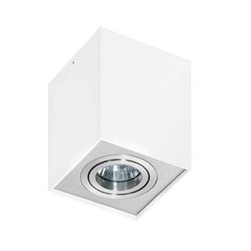 Plafon ELOY 1 biały / aluminium Azzardo 