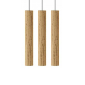 Lampa wisząca Chimes Cluster 3 dąb UMAGE