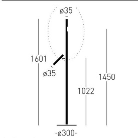 Lampa podłogowa Backlight+ L N CHORS
