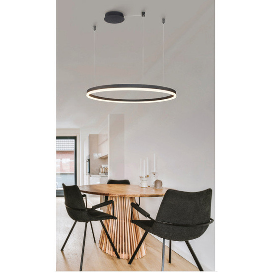 Ściemnialna Lampa wisząca Halo 150 CCT Gold Azzardo + pilot w zestawie