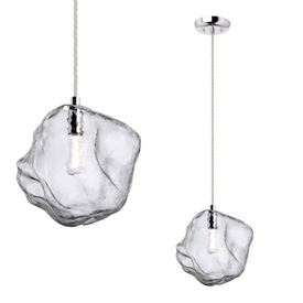 Lampa wisząca ROCK srebrna ZUMA LINE P0488-01A-F4AC