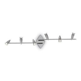 LISTWA PLAFON KIERUNKOWY ALFA PB6 NICKEL 006338 IDEAL LUX