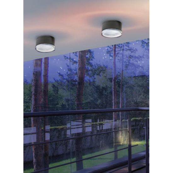 Plafon zewnętrzny Apulia R Black IP54 Azzardo