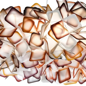 Lampa wisząca CLIZIA SUSPENSION LARGE ORANGE SLAMP