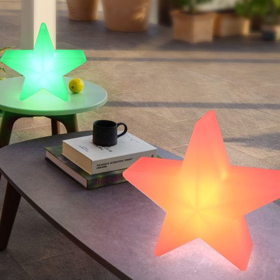 Lampa ogrodowa gwiazda STAR LED RGBW 16 kolorów 30 cm Step into design