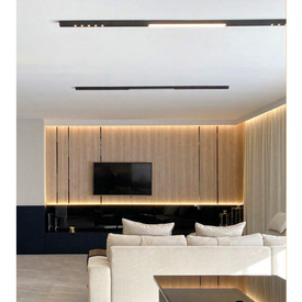 MIXLINE LED natynkowa listwa oświetleniowa AQform 216 cm switchDIM czarny 4000K 54°