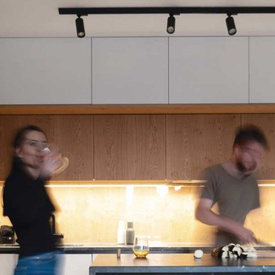 Szynoprzewód 3F 1metr czarny AQform