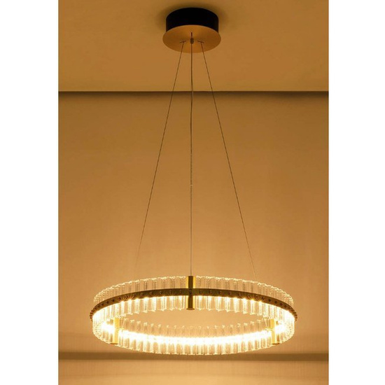 Lampa wisząca SATURNUS 70 złota Moosee