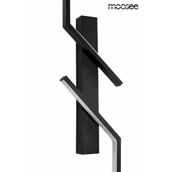 MOOSEE lampa ścienna MAISON 100 czarna