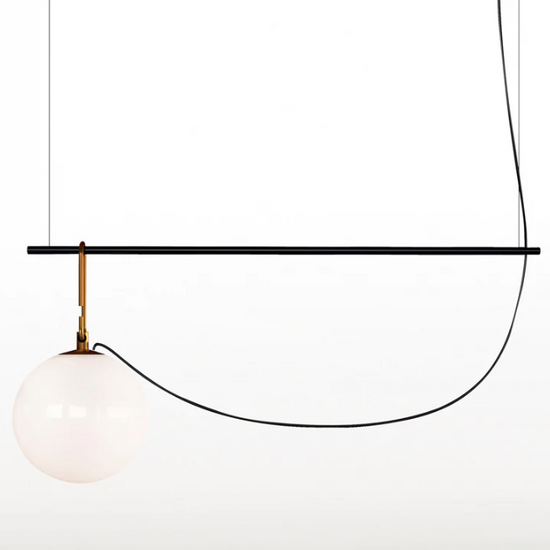 Lampa wisząca ze szkła dmuchanego NH S2 22 Artemide