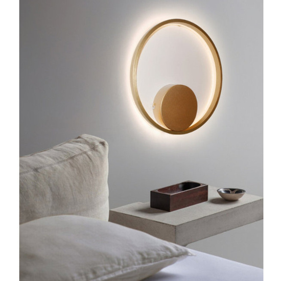 Kinkiet Halo 40 Wall Gold Azzardo