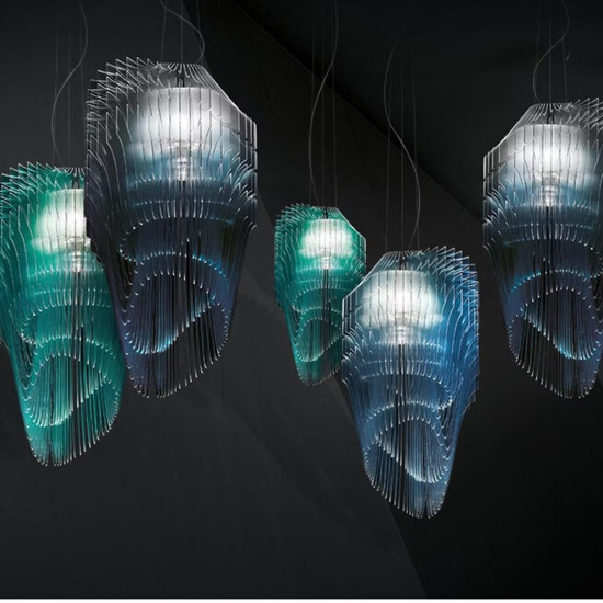 Lampa wisząca Avia czarna S Slamp