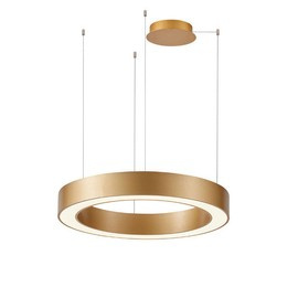 Złota lampa wisząca Marco 60 CCT z pilotem Azzardo 