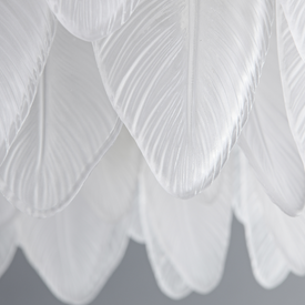 Lampa wisząca Piuma biała 60