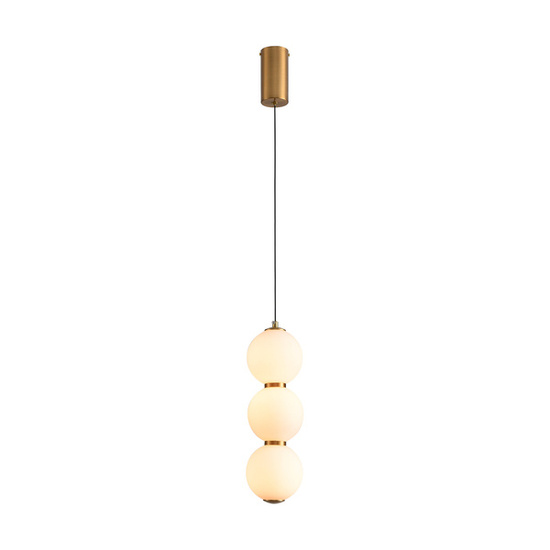Lampa wisząca PERLA LED złota 12 cm Step into design