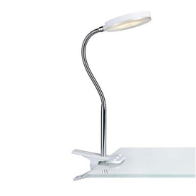 Lampka biurkowa Flex 1L LED biała z klipsem Markslojd