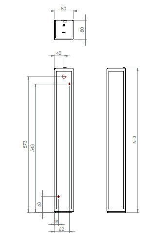 KINKIET ŁAZIENKOWY MASHIKO LED 600 8291