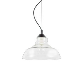 LAMPA WISZĄCA BISTRO SP1 PLATE TRANSPARENTNA 112336 IDEAL LUX