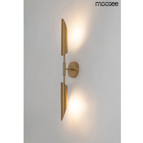 MOOSEE lampa ścienna LOCCA złota