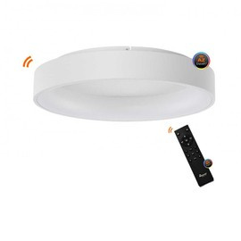 Lampa sufitowa Solvent R White 110 cm Azzardo Smart WiFi