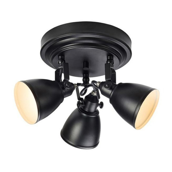 Plafon łazienkowy FJÄLLBACKA 3L czarny IP44 Markslojd