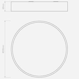 Plafon do łazienki Mallon led Astro Lighting
