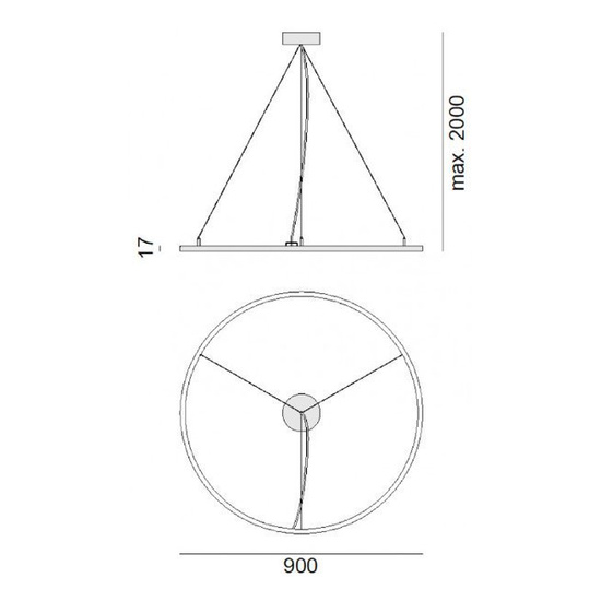 Lampa wisząca Star SD1 900 Zaho Lighting