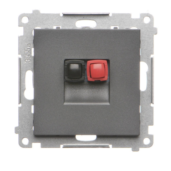 Gniazdo głośnikowe 1-krotne Simon 55