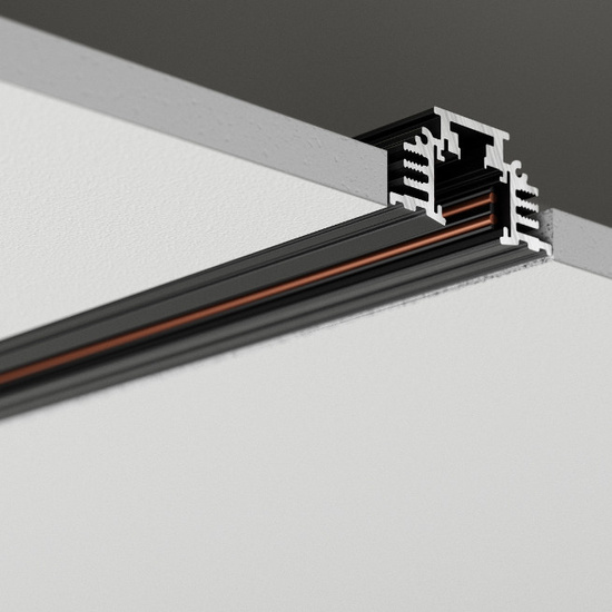 Szynoprzewód multitrack podtynkowy 2m czarny / biały