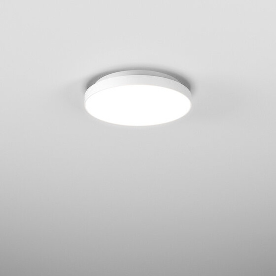 Biały hermetyczny plafon do łazienki BLOS round LED AQform