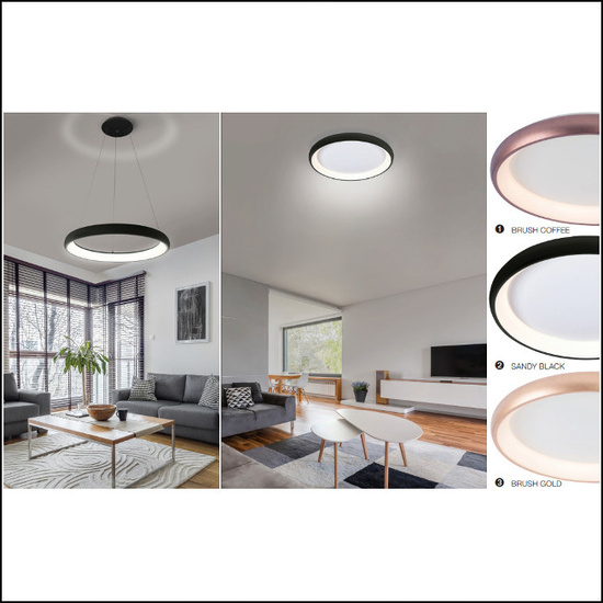 Lampa wisząca z pilotem Antonio 41 Azzardo AZ5060