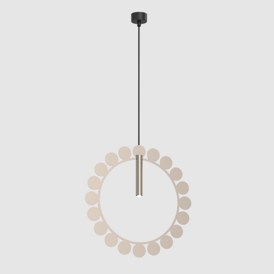 Lampa wisząca no. O Platynowa Shilo 