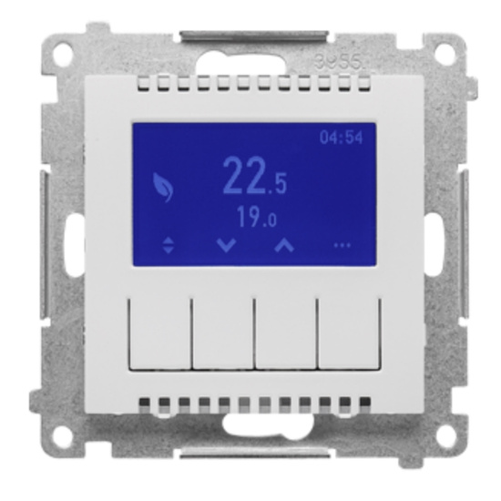 Termostat z wyświetlaczem Simon 55