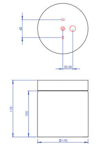 PLAFON ŁAZIENKOWY SABINA 170 