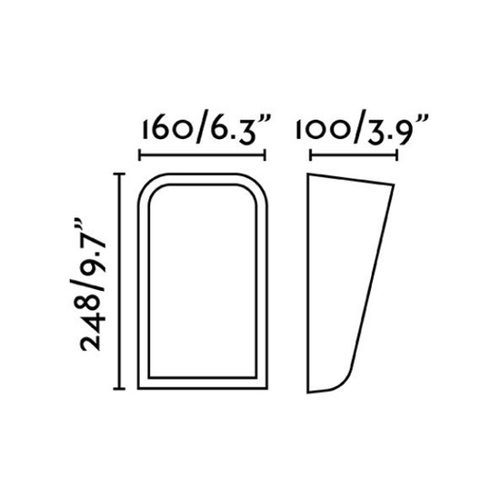 Kinkiet zewnętrzny MASK ciemnoszary 71279